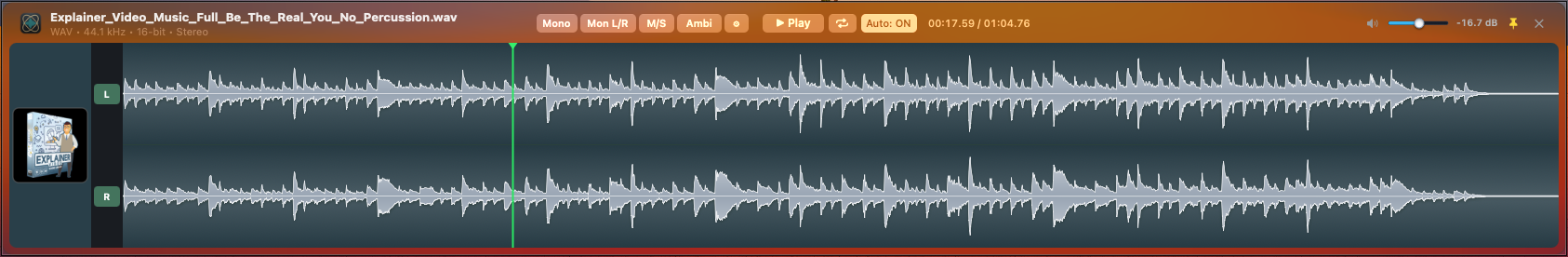 Soundtracker main HUD window