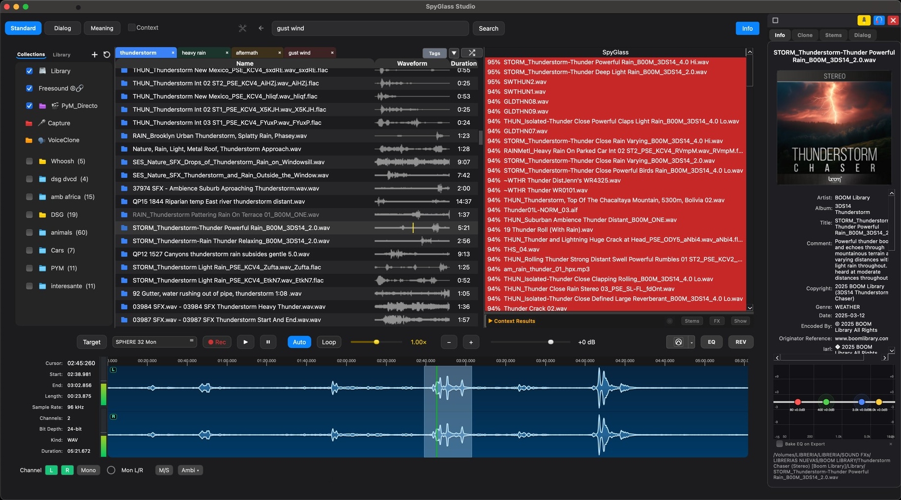 Spyglass Studio — AI Sound Search & Spotting
